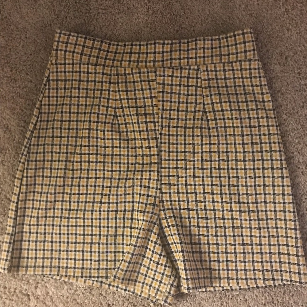 ASOS knit plaid shirt size 6